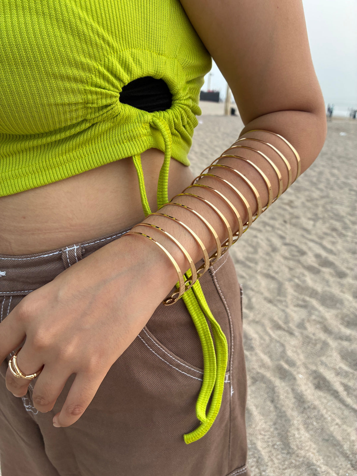 Golden cascade Armlet