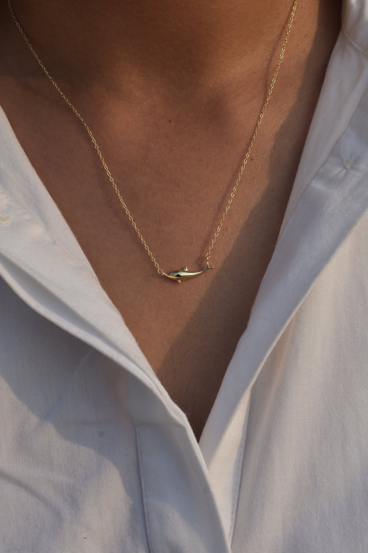 Doll-phin Neckpiece Gold