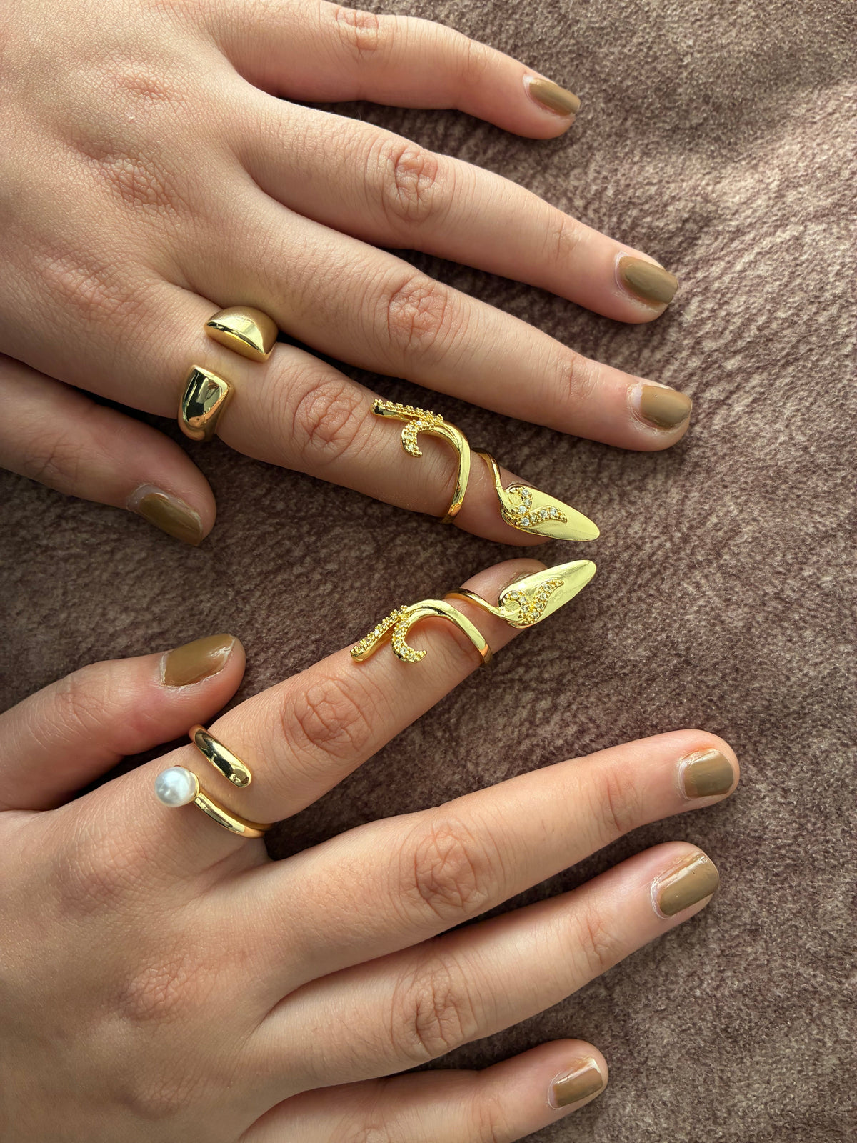 Nail Ring Set of 5 [Braz & Armour Nail Ring]