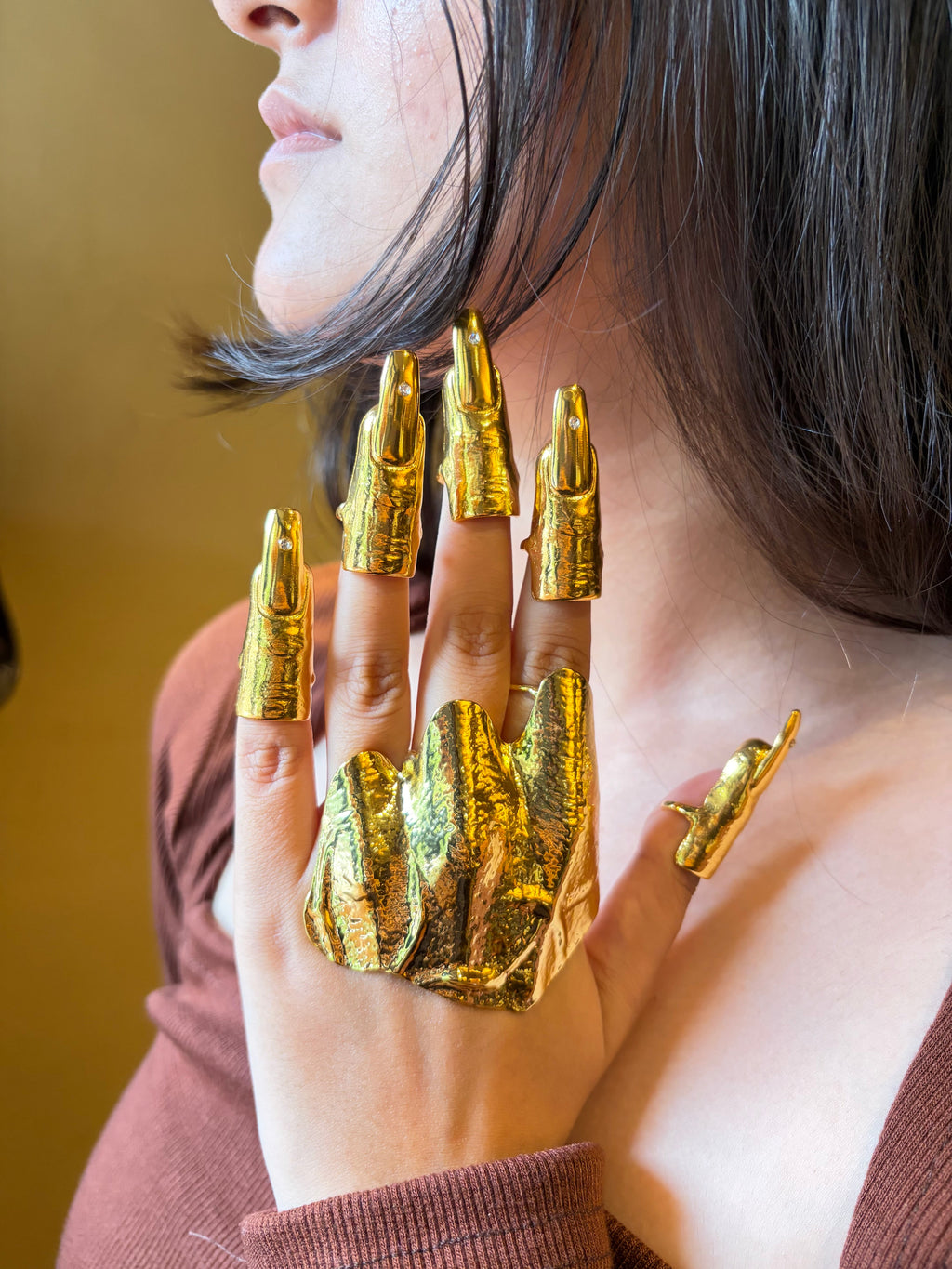 Nail Rings Set of 5 [Bullet Nail Rings]