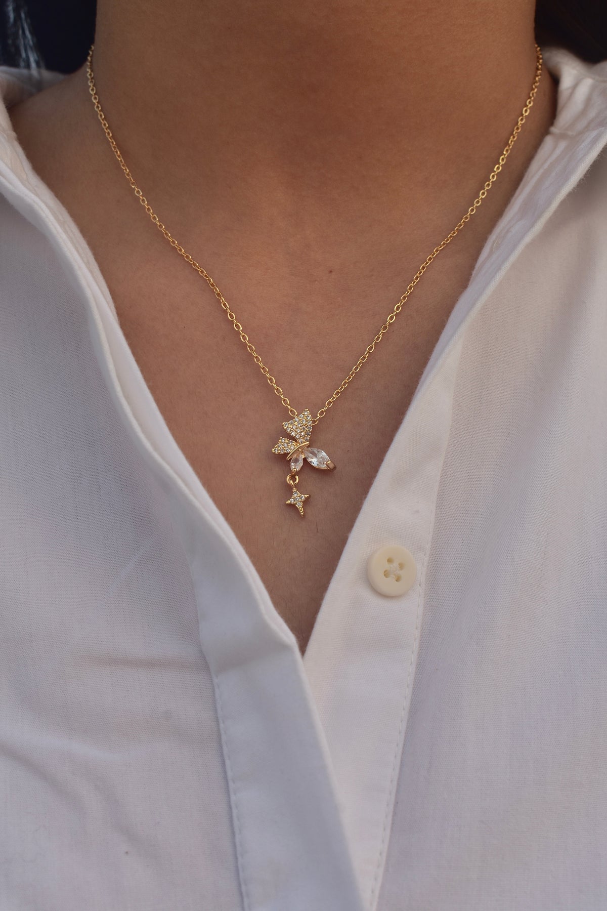Starfly Gold Necklace