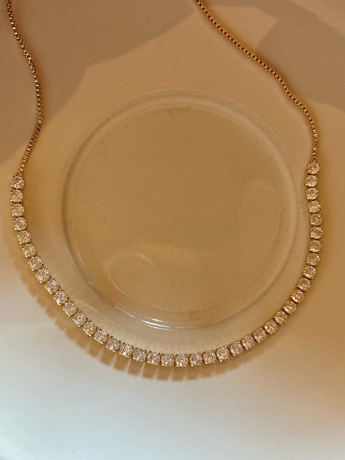 Dot Tennis Choker Gold