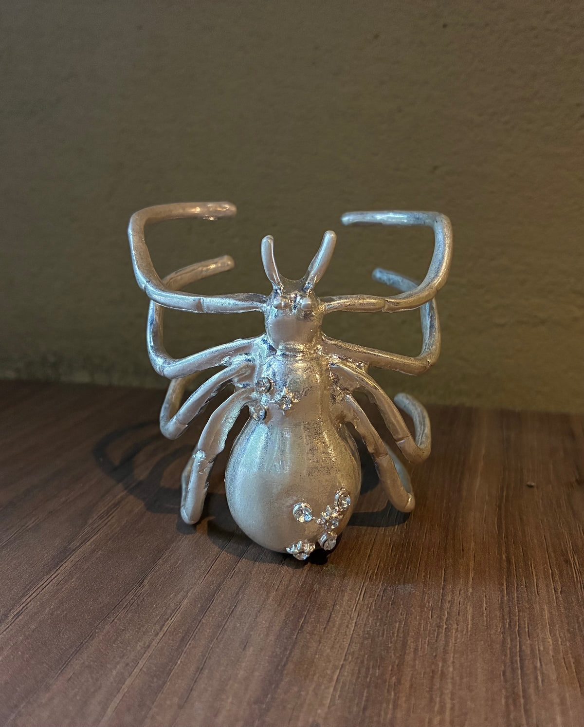 Silver Statement Spider Cuff