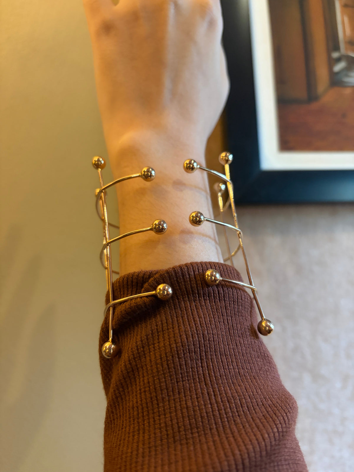 Line Dot Cuff