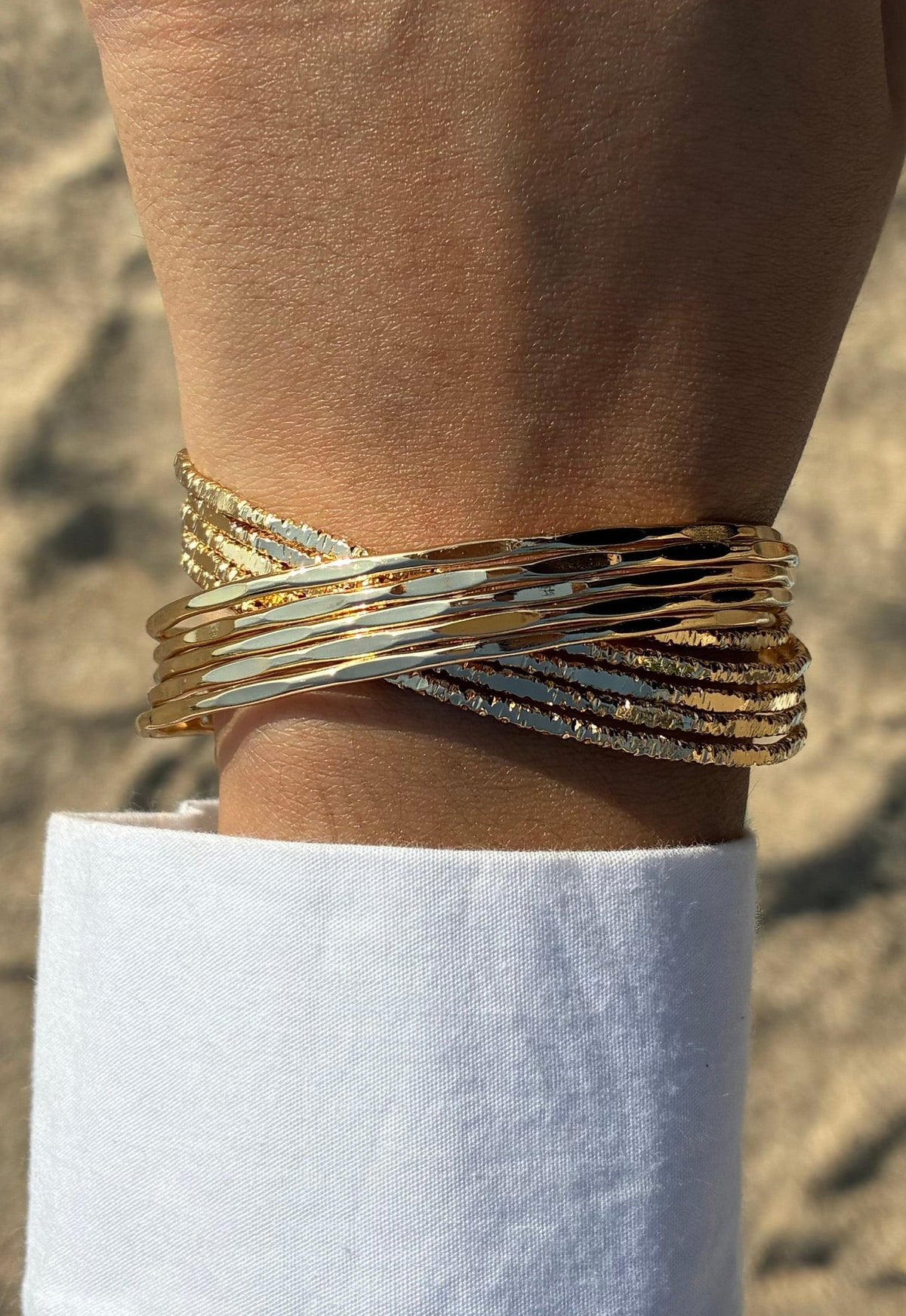 Rustic Cuff Bangle