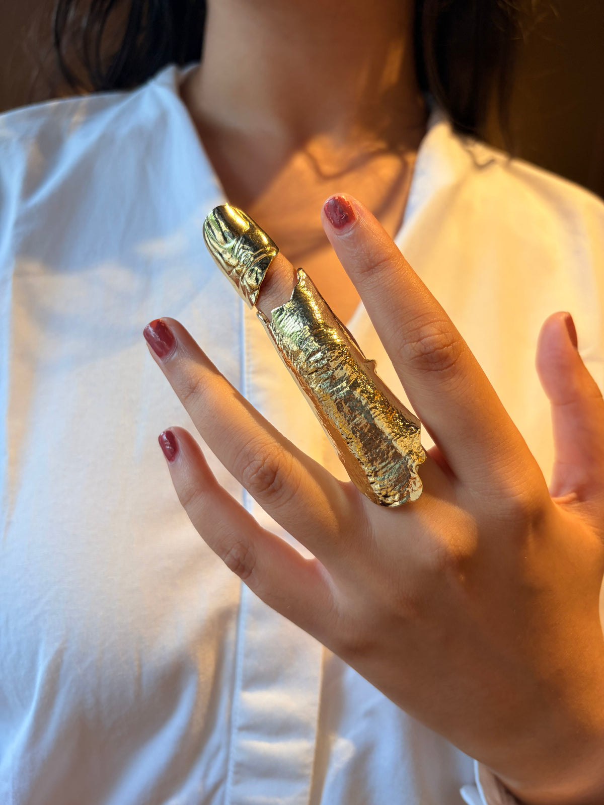 Rustic Knuckle Ring